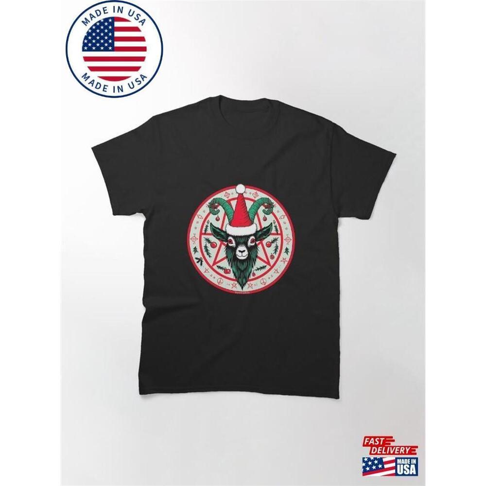 Christmas Pentagram Classic T-Shirt Unisex
